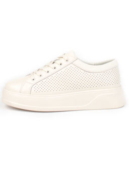 05-DXT53-2 BEIGE Кроссовки женские (натуральная кожа)