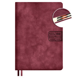 Ежедневник датированный 2026 ESCALADA, #ДУМАЙ КАК МИЛЛИАРДЕР, А5, 176 л., арт. 70241/ 15 ТИВОЛИ ГЛОСС БОРДОВЫЙ