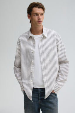 Camisa de popelina Loose Fit - H&m фото 6