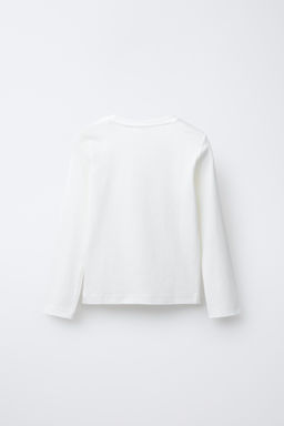 PLAIN RIBBED T-SHIRT - Zara фото 2