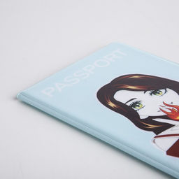 Цена за 10 шт. Обложка для паспорта, цвет голубой - Simaland фото 4