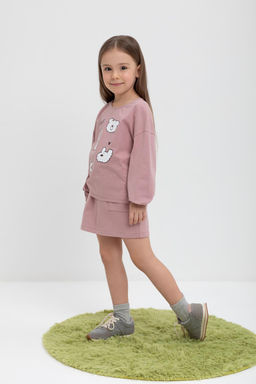 Crockid _ КР 7133/серая пудра к443 юбка для дев фото 4