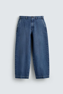 PANTAL?N CHINO DENIM STRAIGHT FIT / Azul