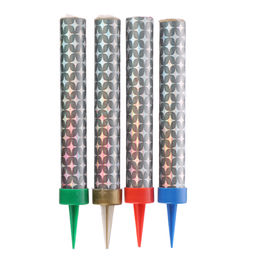 Набор свечей для торта 4 шт 10-12,5 см, Фонтан, поток золотых искр арт. 506-254