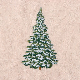 Набор полотенец «Этель. Снежная ель» 30×60 см - 2 шт., 100% хлопок, 340 г/м²