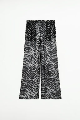 ANIMAL PRINT TROUSERS - Zara фото 4