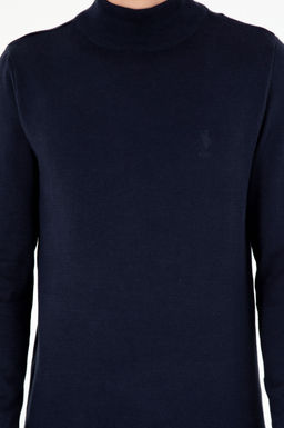 Мужской темно-синий базовый свитер Неожиданная скидка в корзине - U.s. polo assn фото 6