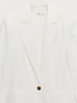 Однобортный жакет из тенселя ZR2605022506-1 / Zarina