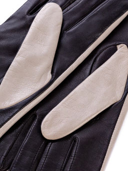 Перчатки женские ш/п F-IS0065 latte/black - Eleganzza фото 3