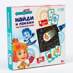 Настольная игра с фонариком Найди и покажи,ФИКСИКИ  фото 5