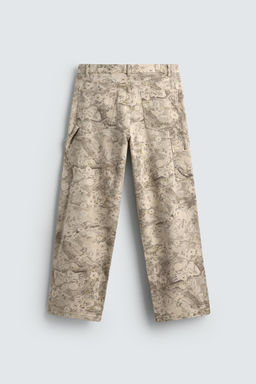 ABSTRACT PRINT CARPENTER TROUSERS - Zara фото 7