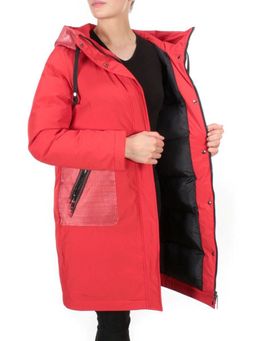 2090 RED Куртка зимняя женская AIKESDFRS (200 гр. холлофайбера) - Fashion фото 8