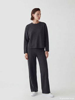 Bisiklet Yaka Kad?n Sweatshirt