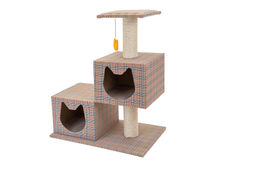 ВИА Домик-когтеточка "Реми", 70*40*h90см, беленый джут 832706 99ред99 832706