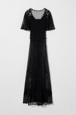 CROCHET KNIT DRESS KATE MOSS X ZARA  фото 7