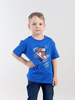 CRB wear / CWKB 63959-42 Футболка для мальчика,синий/Ex.Cherubino