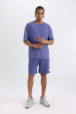 DeFactoFit Slim Fit Dar Kesim Cepli Bask?l? Sporcu Sort  фото 7