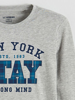 New York Bask?l? Erkek ?ocuk Pijama Tak?m?