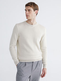 Bisiklet Yaka Erkek Triko Kazak