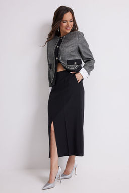 Костюм Magia mody 2637 серый+черный