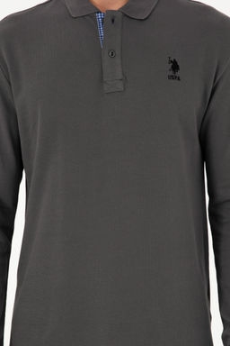 Свитшот мужской U.S. Polo Assn антрацитовый фото 13