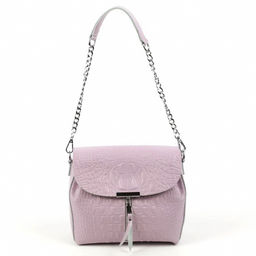 Женская кожаная сумка через плечо под крокодила 0112-17 - Cidirro фото 3