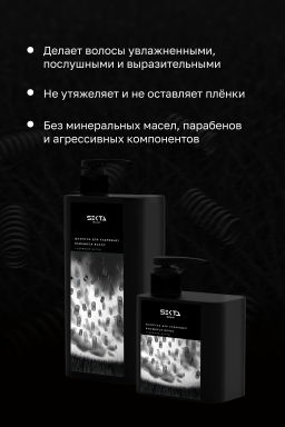 Шампунь для кудрявых/вьющихся волос 1000 мл HAIR SEKTA фото 3