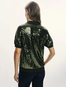 Кардиган с пайетками из вискозы / Zarina