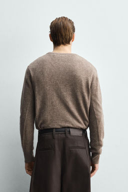 WOOL BLEND BAKER COLLAR JUMPER - Zara фото 3