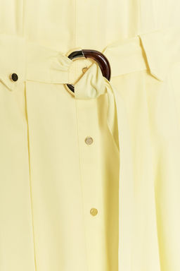 POPLIN MIDI DRESS WITH BELT - Zara фото 19