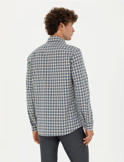 Lacivert Regular Fit Uzun Kollu G_mlek - Pierre cardin фото 5