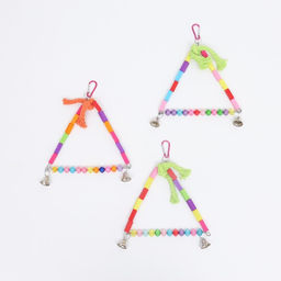 Качели для птиц, 20 х 16 см, микс цветов - Пижон фото 2