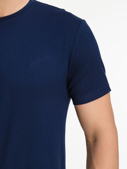 Футболка мужская короткий рукав GREG G145-V-52203 (т-синий)  фото 3