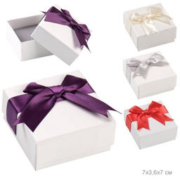 Коробка подарочная 7x7 см / YIN-19 /уп 12/720/