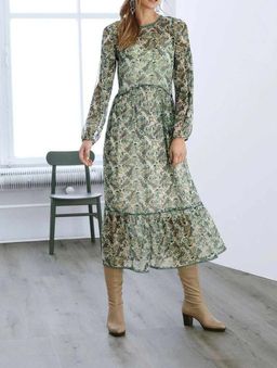 Платье, зеленое