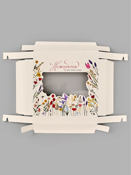 Цена за 2 шт. Коробка подарочная «Нежность», тиснение, 23.5 × 20.5 × 5.5 см