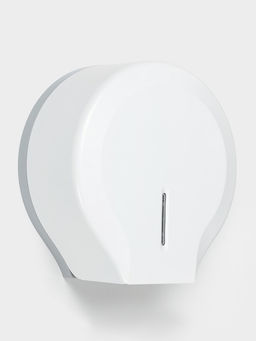 Диспенсер для туалетной бумаги SAVANNA, пластик, белый, втулка 4 см