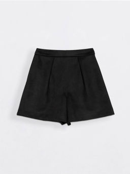 CONTE Замшевые шорты А-силуэта ROYAL STYLE black black