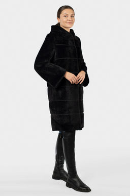 02-3176 Пальто женское утепленное - El podio фото 3