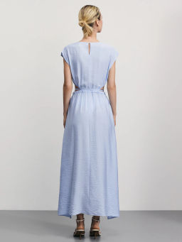 Платье миди из жатой вискозы / Zarina  фото 4