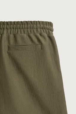 BERMUDA JOGGER ESTRUCTURA / Khaki - Zara фото 9