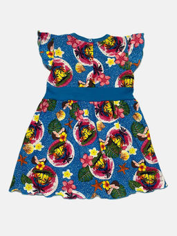 Платье супрем сзади застежка, арт.C-PL069-SU, Светлана, синий кокос - Мамин малыш фото 4