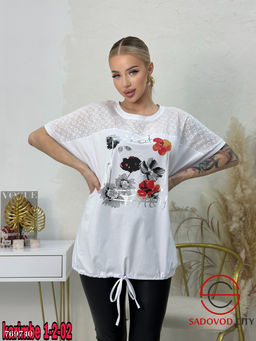 Футболка свободная женская