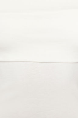 Ekru Carmen Yaka Fitted/Vucuda Oturan Orme Madonna Yaka Bluz TWOSS24BZ00497 - Trendyolmilla фото 5