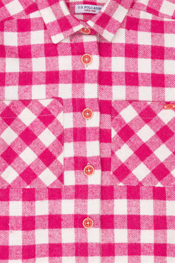 U. S. Polo Assn Рубашка с длинным рукавом цвета граната для девочек - U.s. polo assn фото 8