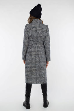 01-09459 Пальто женское демисезонное (пояс) - El podio фото 6