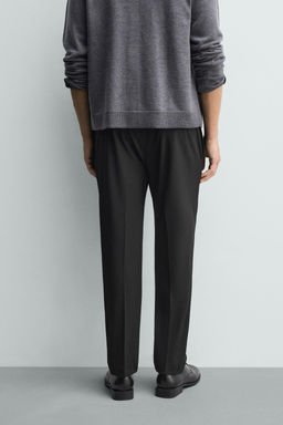 COMFORT FIT JOGGER WAIST TROUSERS - Zara фото 62