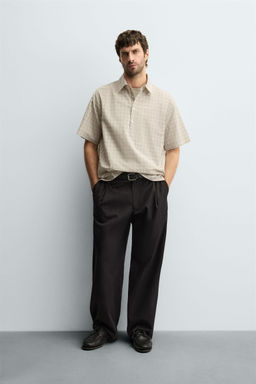 CHECK POLO SHIRT