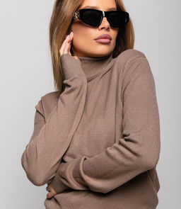 Водолазка #ОКТ06, капучино