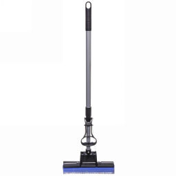 Швабра Селфи с губкой ПВА металлическая ручка 110 см(отжим один ролик) 8019